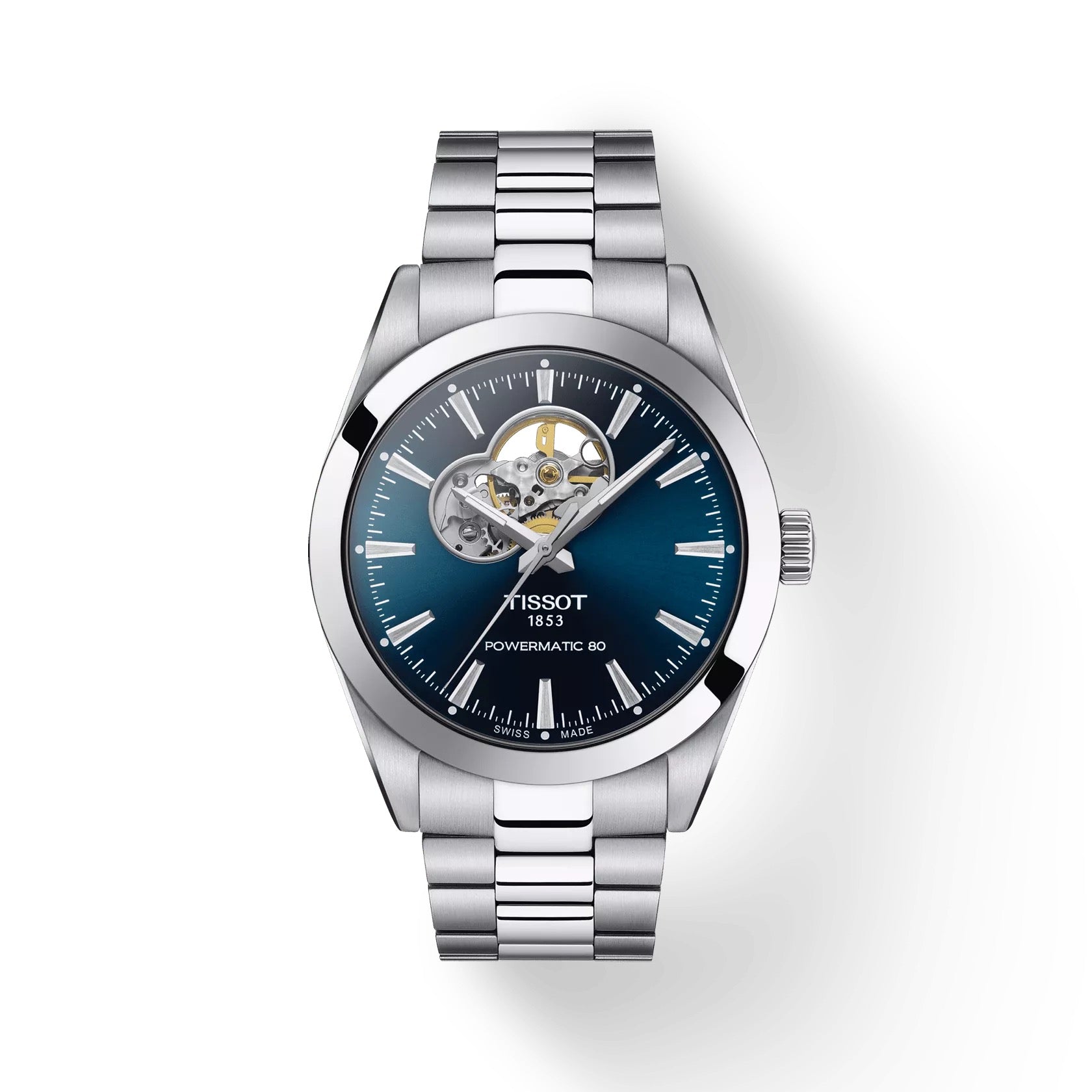 TISSOT GENTLEMAN OPEN HEART 40MM | T127.407.11.041.01