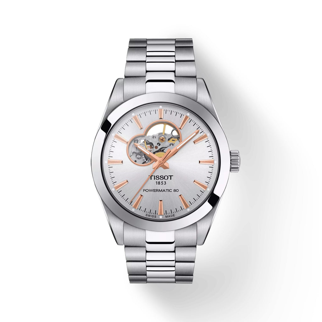 TISSOT GENTLEMAN OPEN HEART 40MM | T127.407.11.031.01