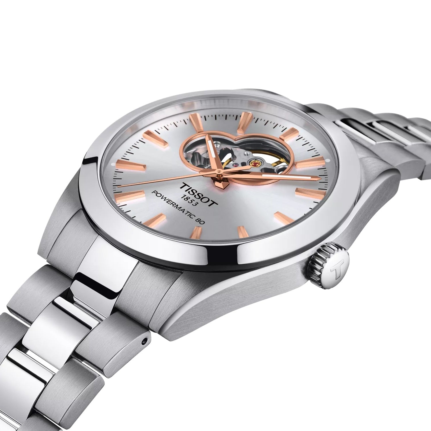 TISSOT GENTLEMAN OPEN HEART 40MM | T127.407.11.031.01