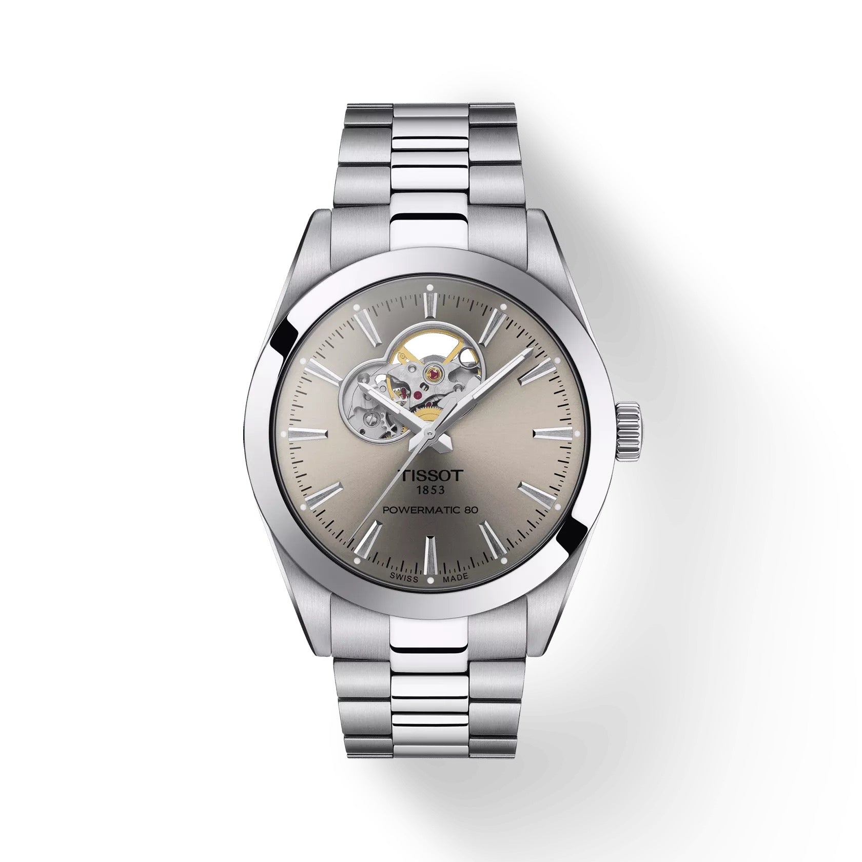 TISSOT GENTLEMAN OPEN HEART 40MM | T127.407.11.081.00